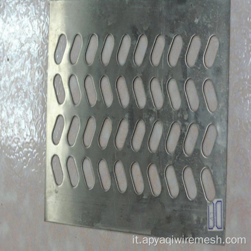 Forma del foro del cerchio in rete metallica perforata Mesh perforato